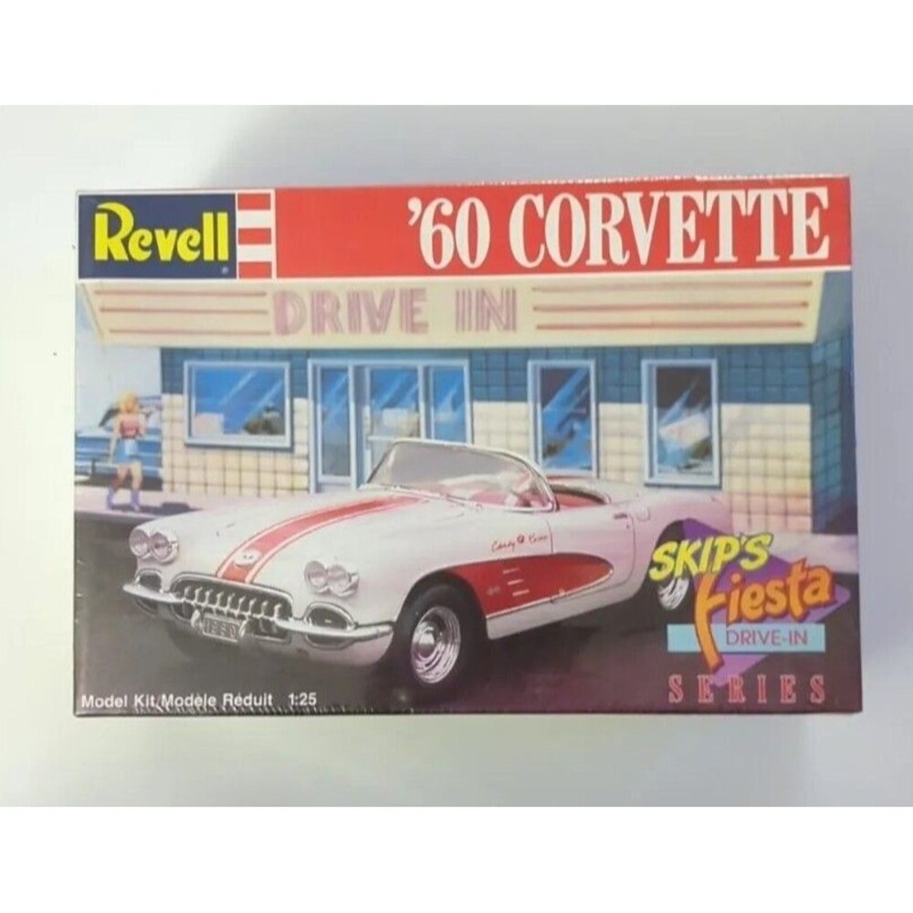 Model Kit 1960 Chevrolet Corvette Skip's Fiesta Drive-In Series Revell 1:25 *